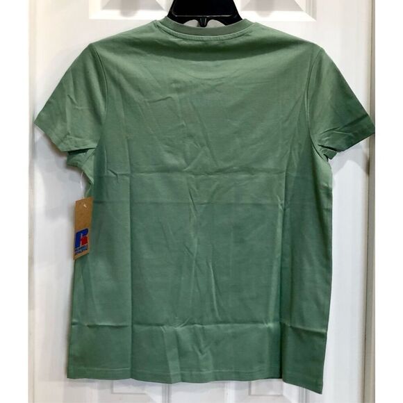 RUSSELL ATHLETIC - NWT-L Sz S Bundle of 4 Women's Short-Sleeve Tees/Muted Colors - Picture 12 of 14